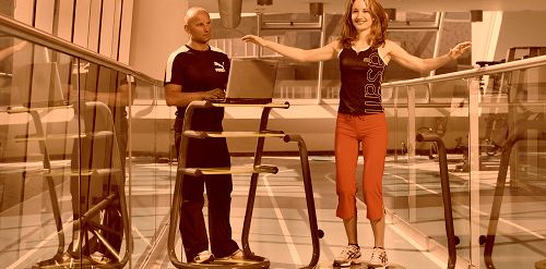 Gesundheits-Checks für Mitarbeiter vor Ort - Koordinationstest / Challenge Disc